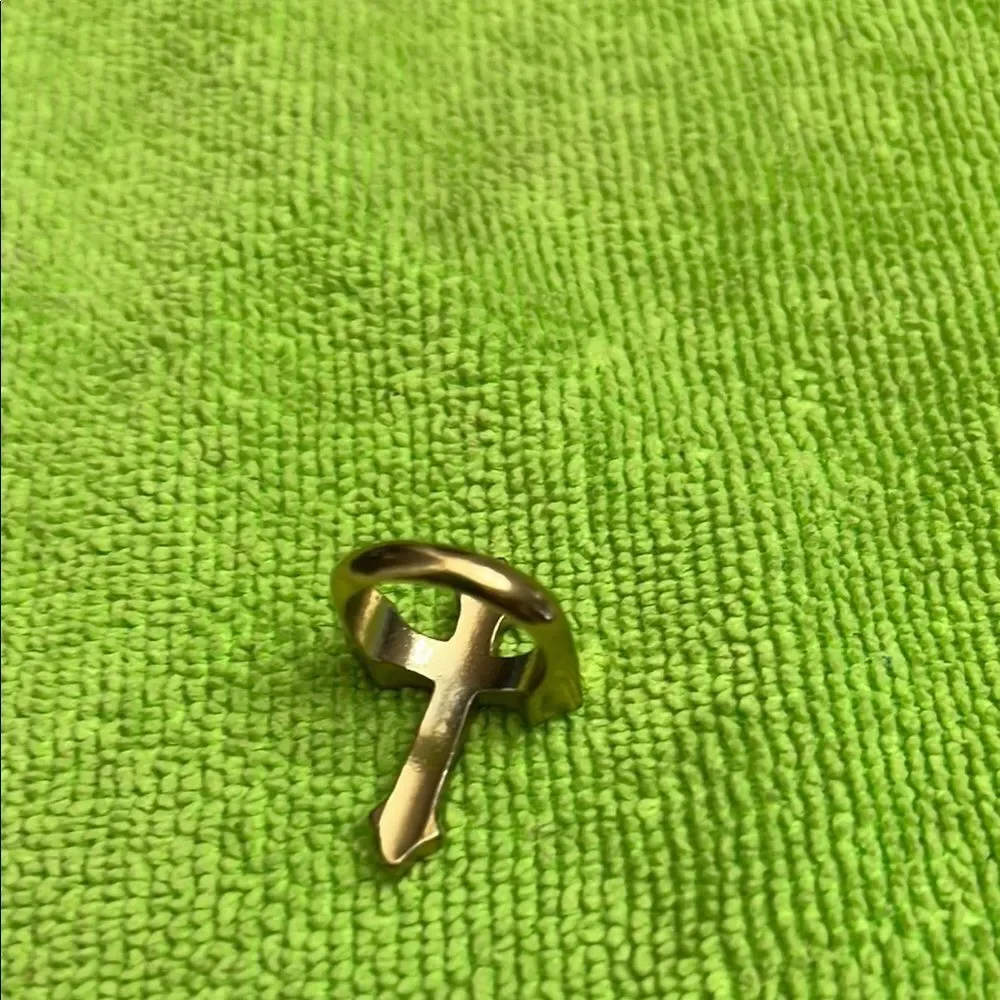 Gold Cross Ring